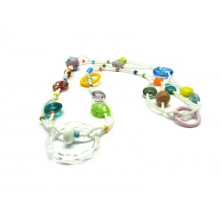 Murano Glass Necklace - Mod. Pollock 84 cm (Available in assorted Colors)